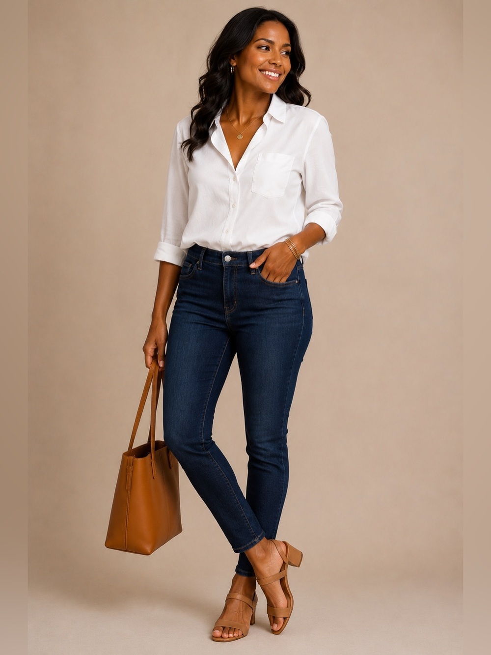 Gap 1969 High Rise Skinny Jeans Dark Wash Size 26R Stretch Denim Women’s